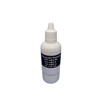 Padrão para fotômetria de chama Para  Na, K, Li - Frasco com 50 ml